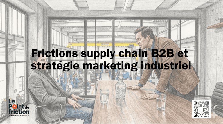 Frictions Supply Chain B2B et stratégie marketing industriel